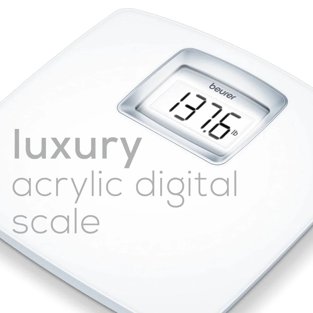 Smart Accurate Bathroom Scale LCD Display 400 Lb Capacity