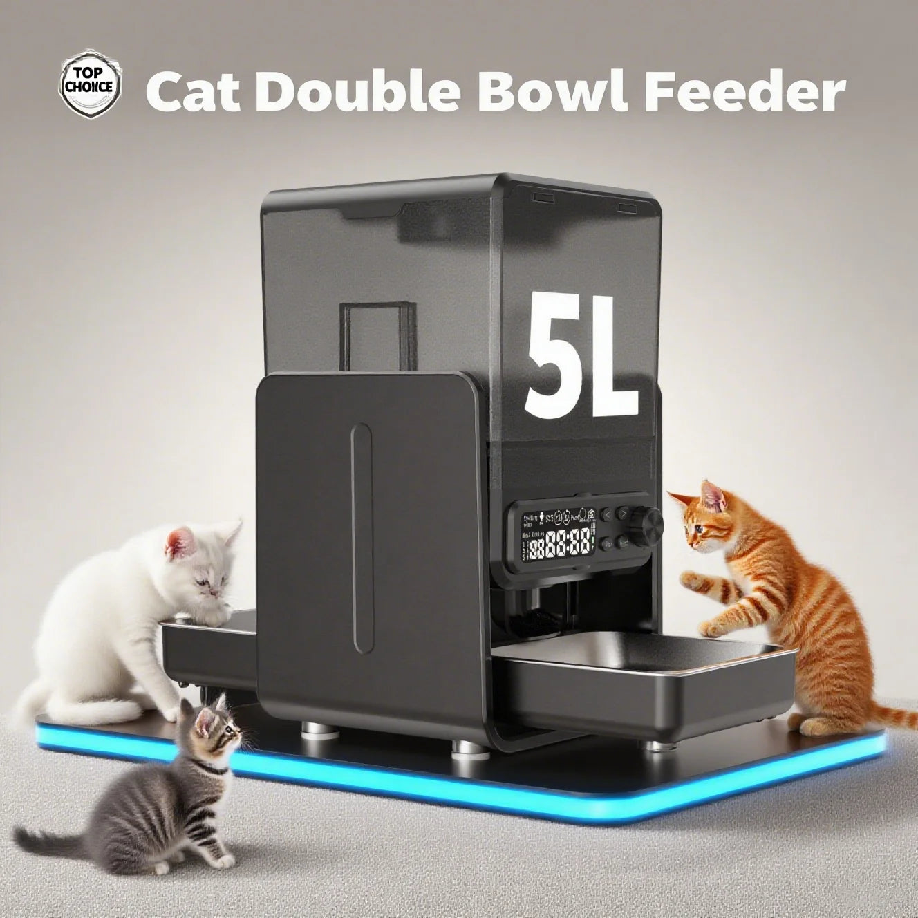 Cityflee Automatic Pet Feeder For Cats And Dogs Timed Feeding