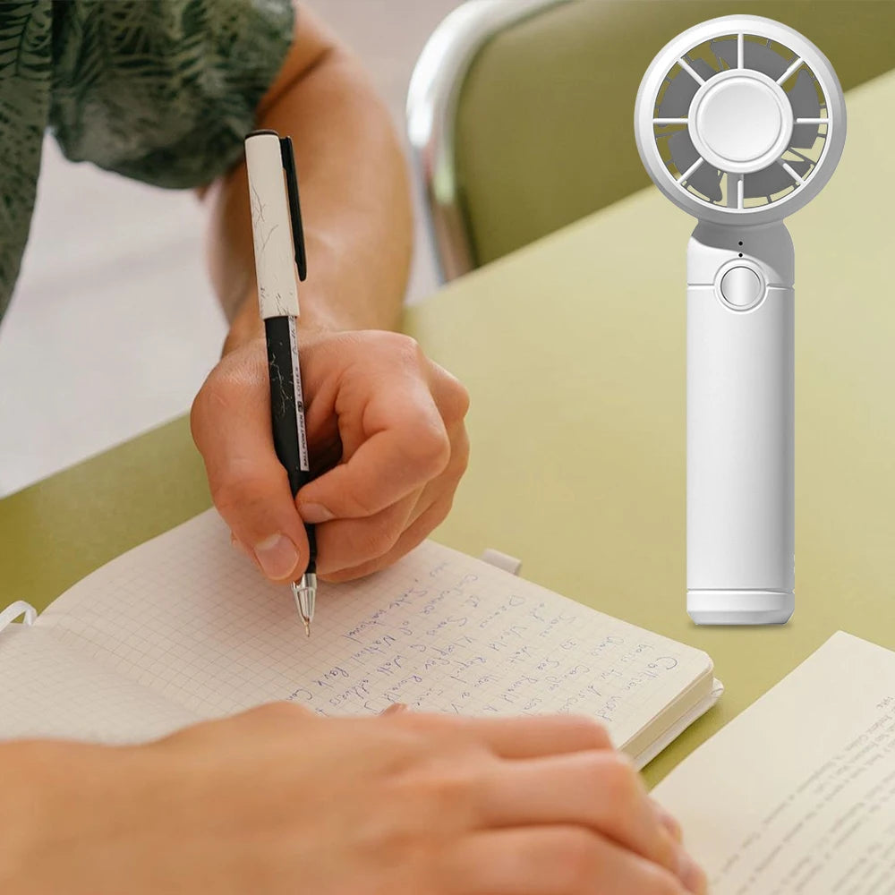 OIMG USB Rechargeable Handheld Electric Cooling Fan