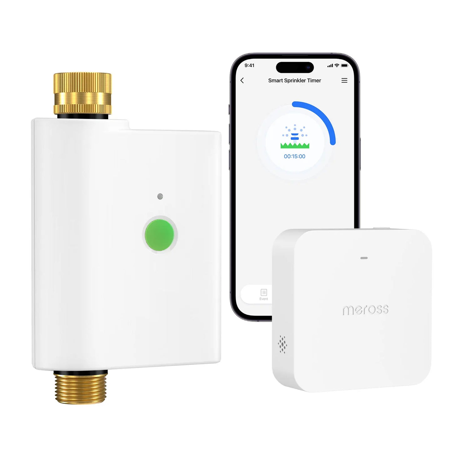 Meross Smart Sprinkler Timer WiFi Hose Faucet Controller With Alerts