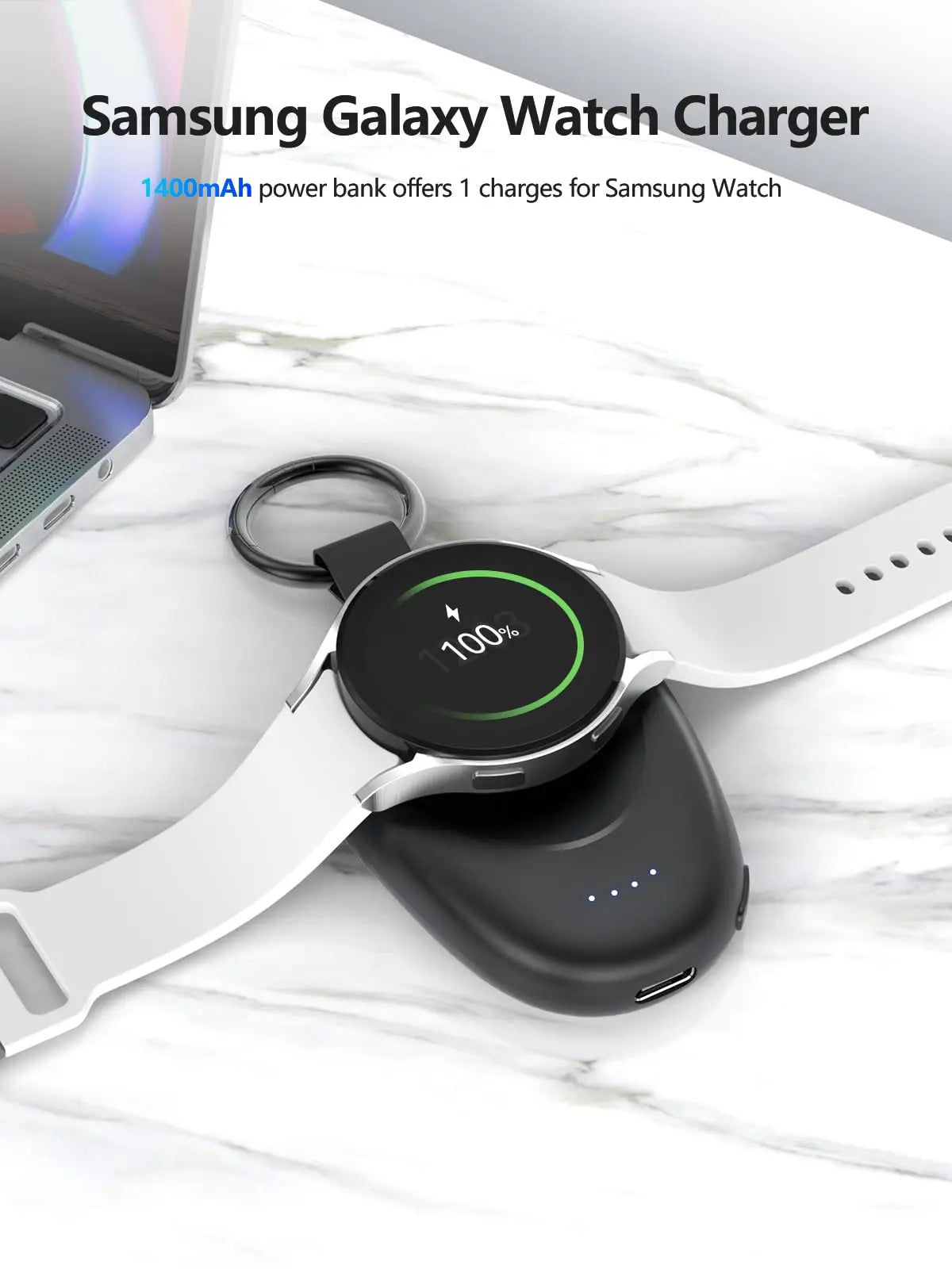 Newdery Magnetic Keychain Charger For Samsung Galaxy Watch 7
