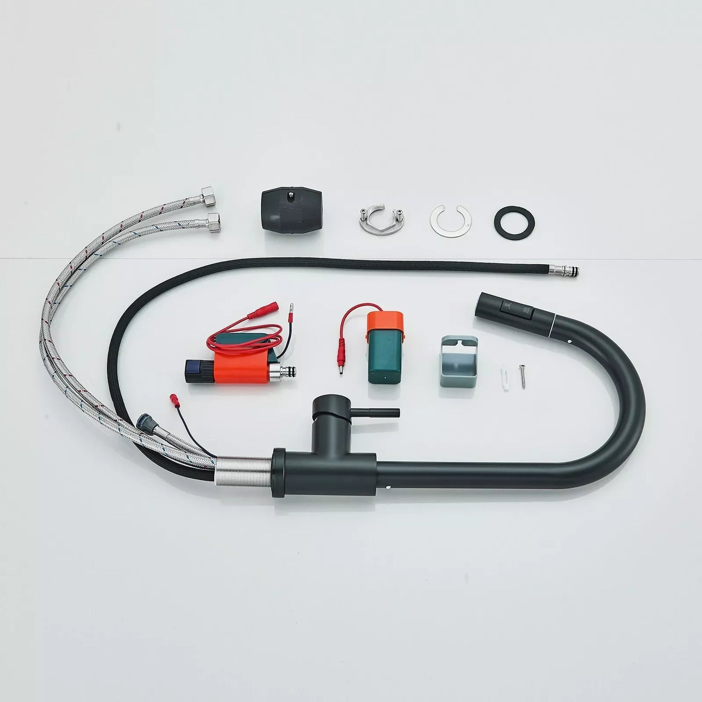 MyQualife Pull Out Sensor Kitchen Faucet With Touch Control