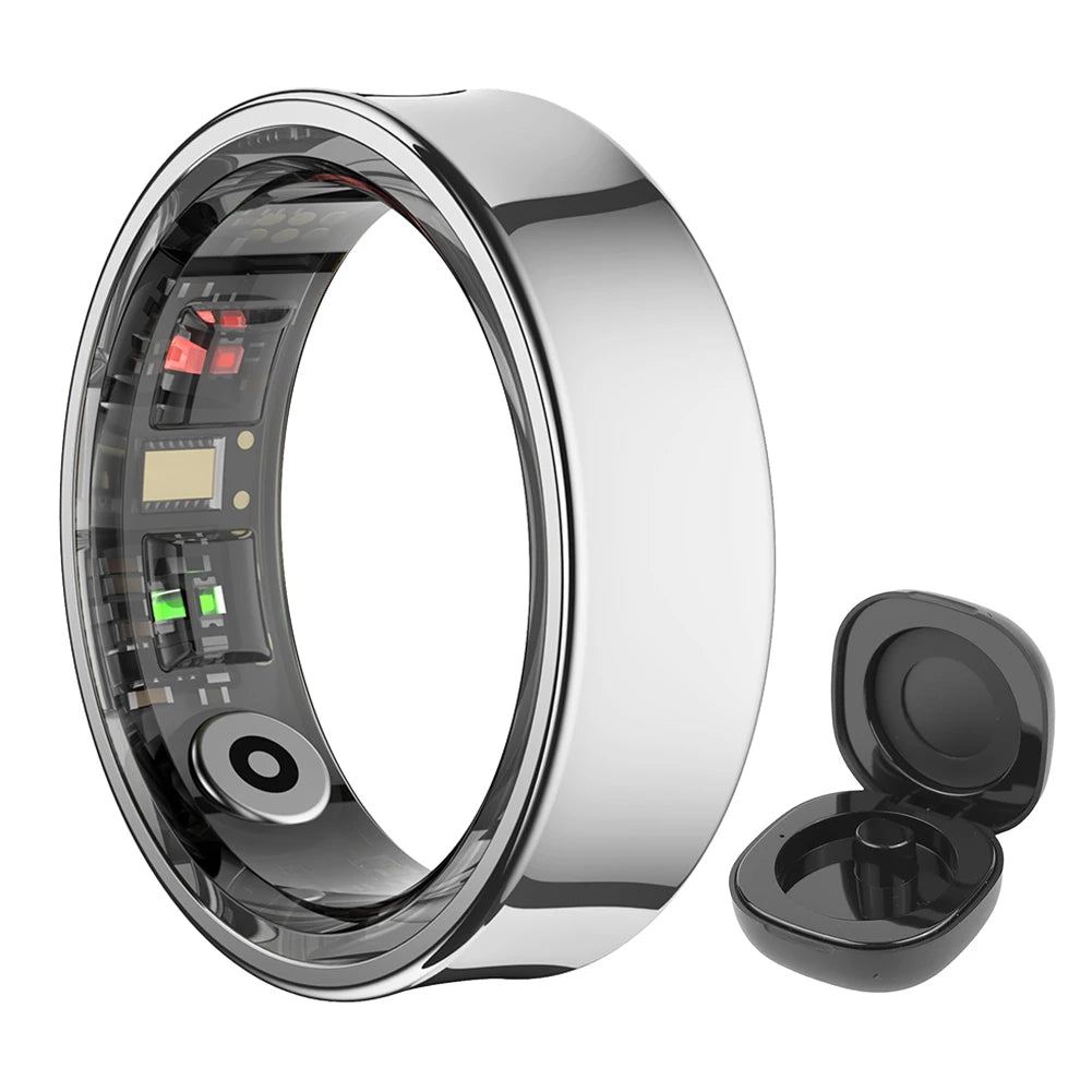 ALLOYSEED R09 Smart Ring Heart Rate Oxygen Sleep Monitor