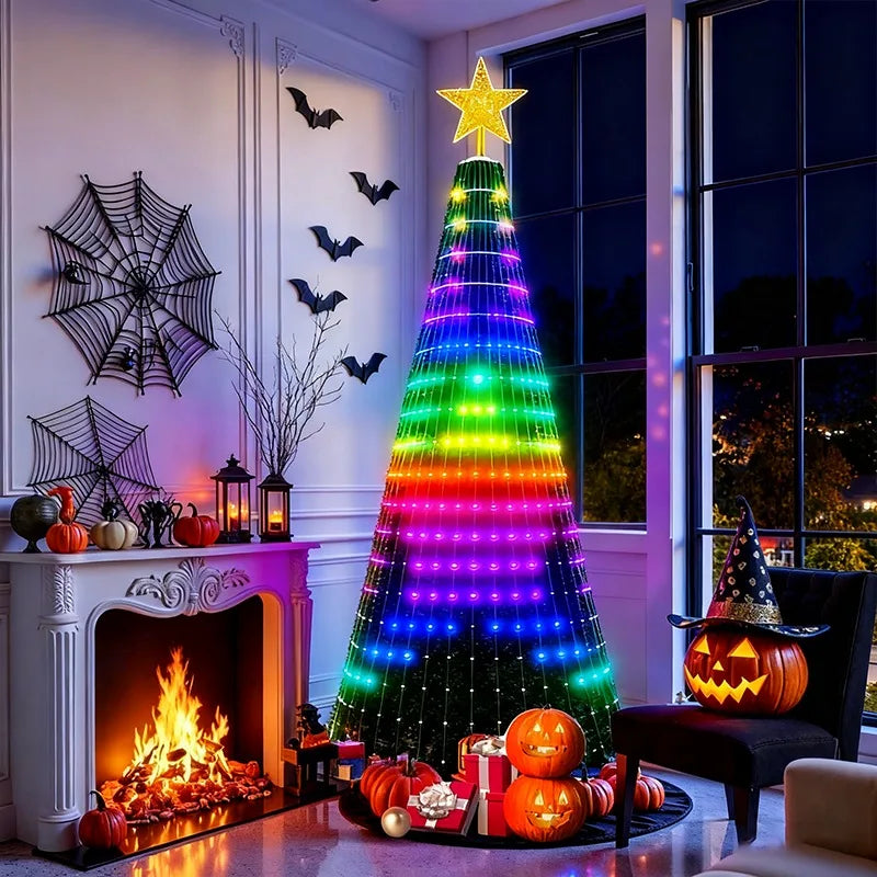 MIMIRGB Smart Christmas Tree Lights With App Control Diy Modes