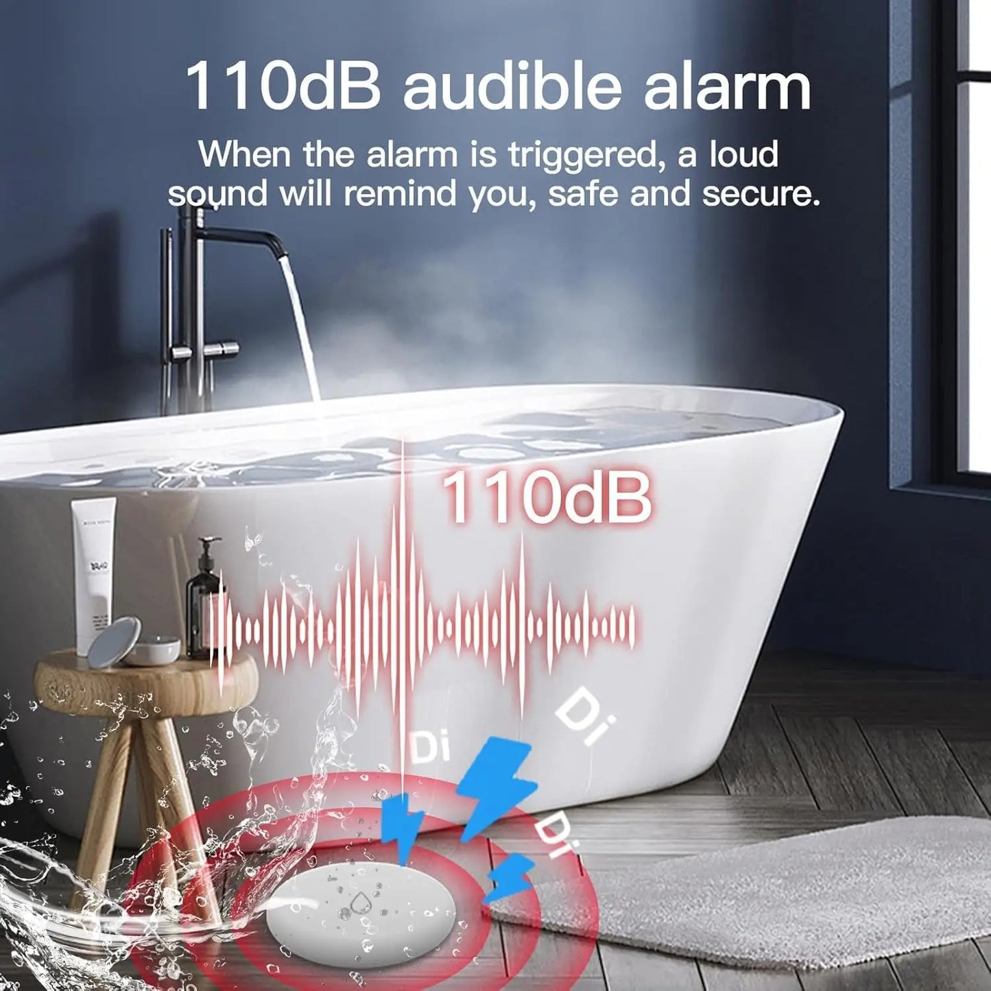 Tuya ZigBee Water Leakage Detector With Gateway Flood Sensor Tank Water Full Alert Overflow Alarm System App Remote Control