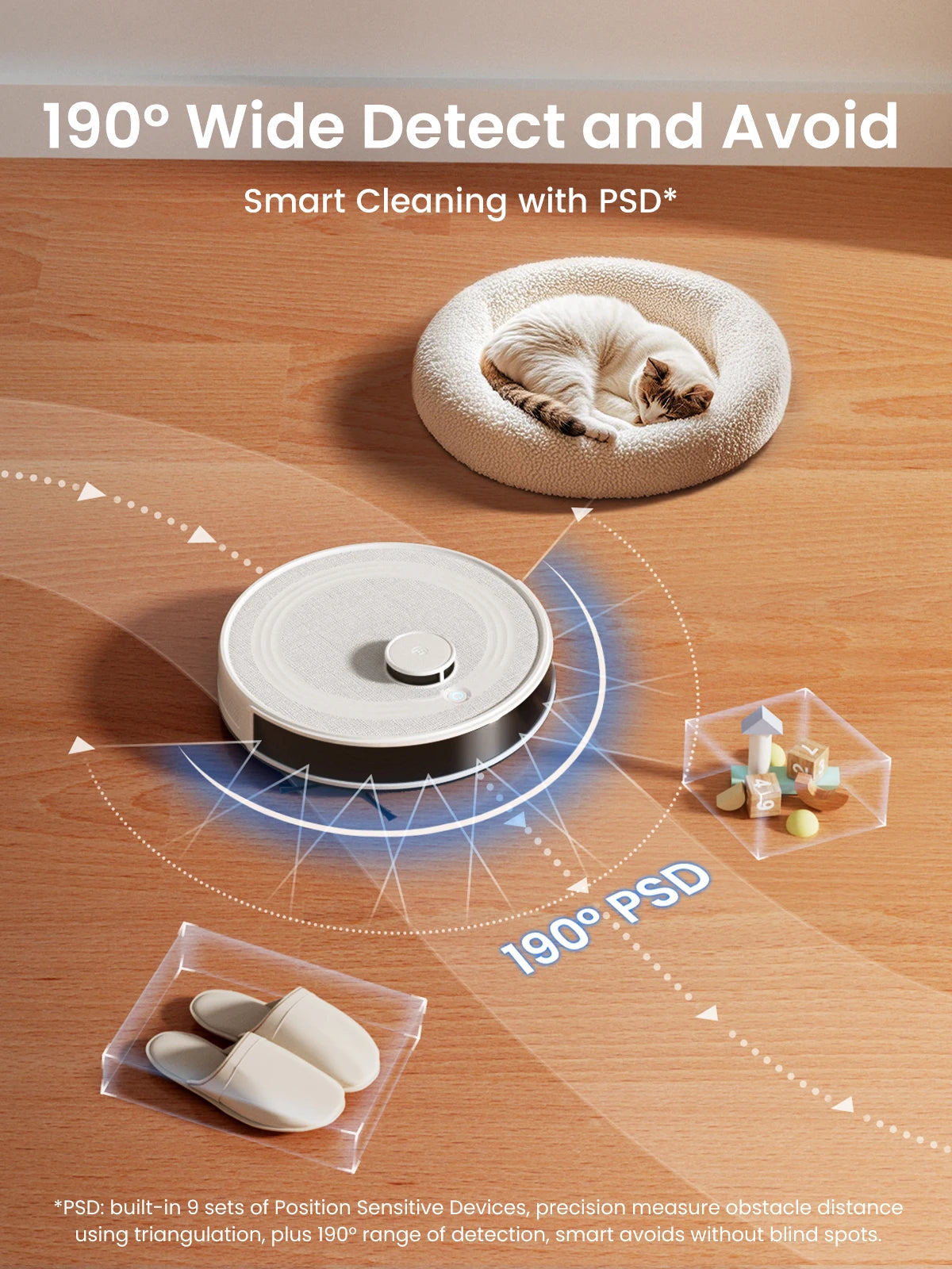 Lefant M2 Pro LDS Robot Vacuum And Mop Smart Mapping 5000Pa