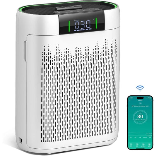 Smart WiFi Air Purifier AQ Monitor For Large Room 1740 Sqft