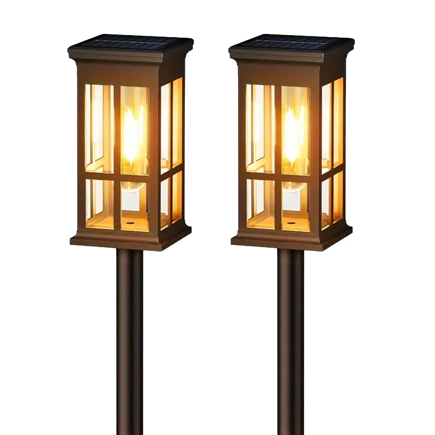 KPSTEK Solar Pathway Lights 2 6 8 Pack for Outdoors