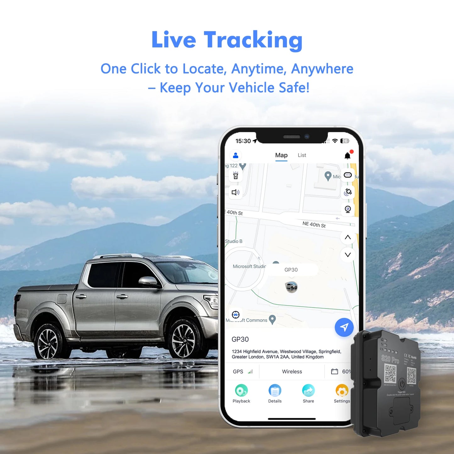 Best 4G Anti Theft GPS Tracker For Car Motorcycle Locator