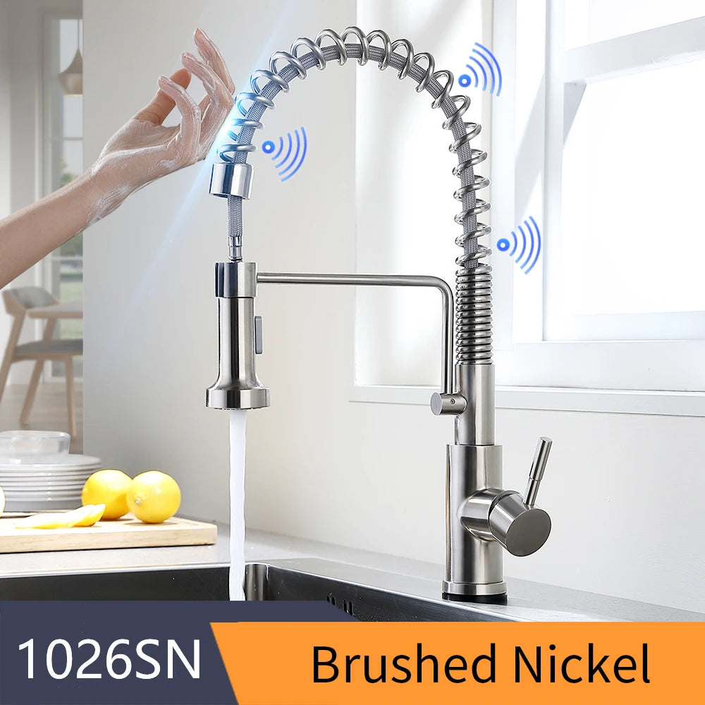 Smart Touch Kitchen Faucet Sensor Water Tap KH1005 Rotating