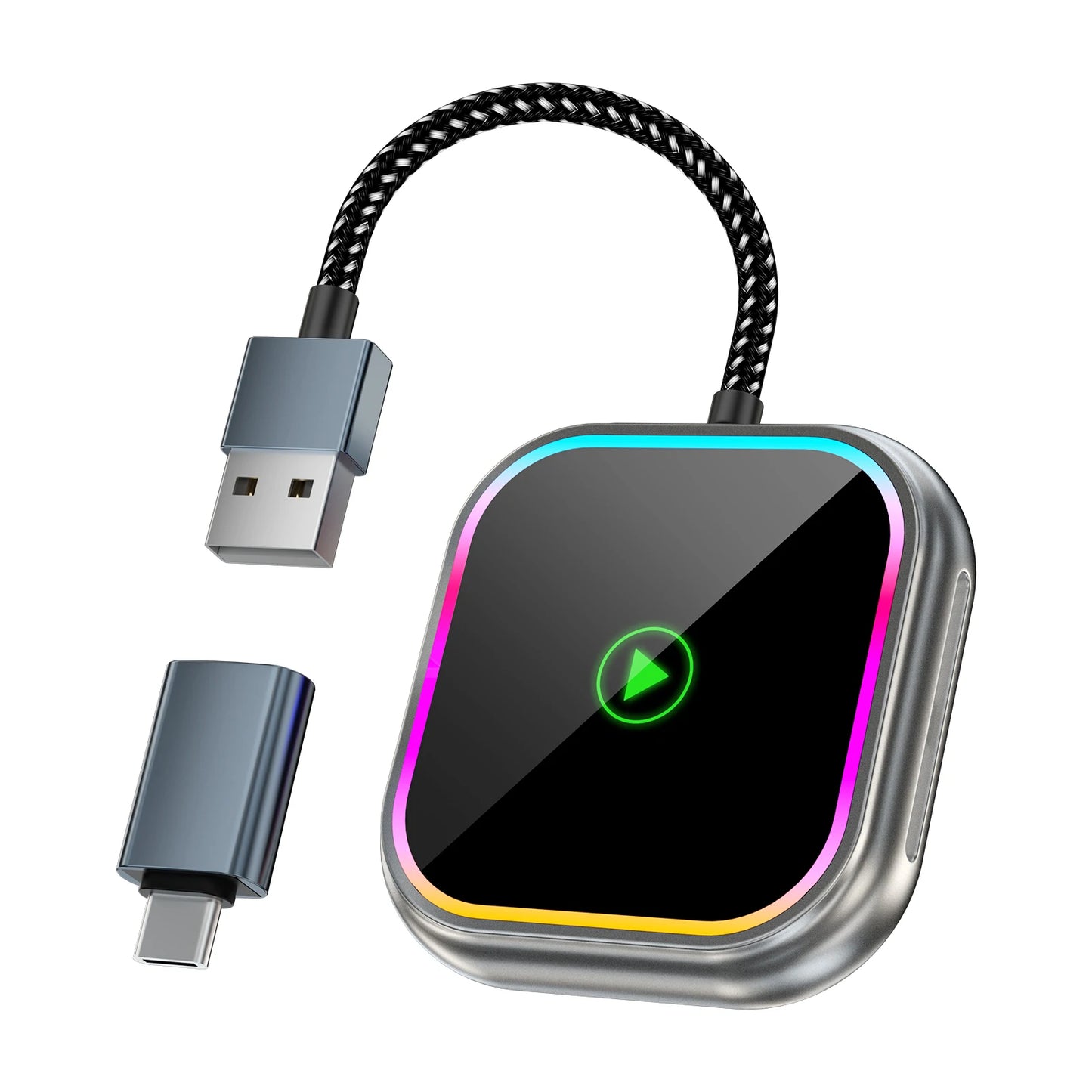 IPhone Wireless CarPlay Adapter Plug and Play Android Auto