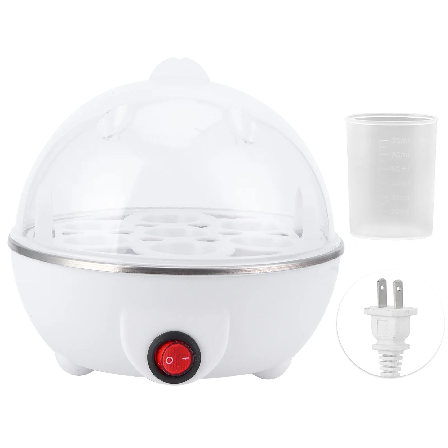 Romellar Electric Egg Boiler Multifunctional Poacher for Kitchen Use