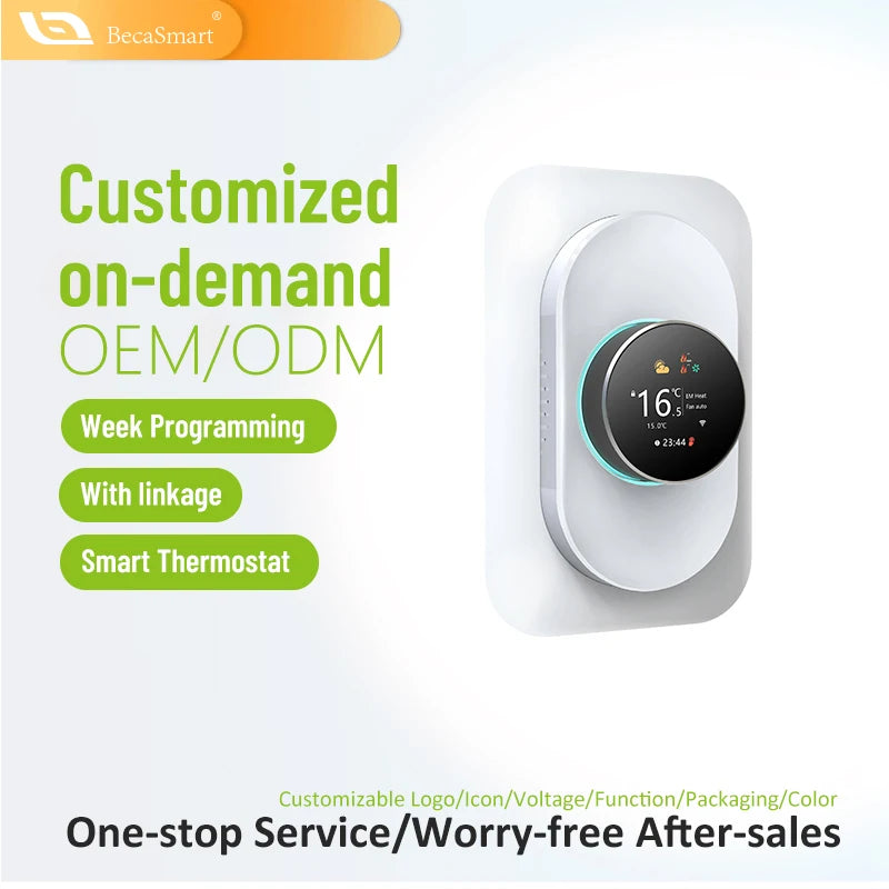 Beca Smart Programmable Thermostat With Alexa Google Assistant