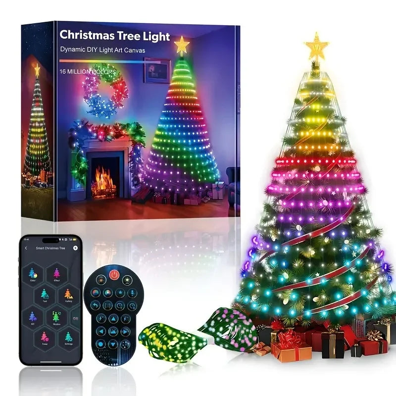 MIMIRGB 400 LED Indoor Christmas Tree Lights With Remote Control