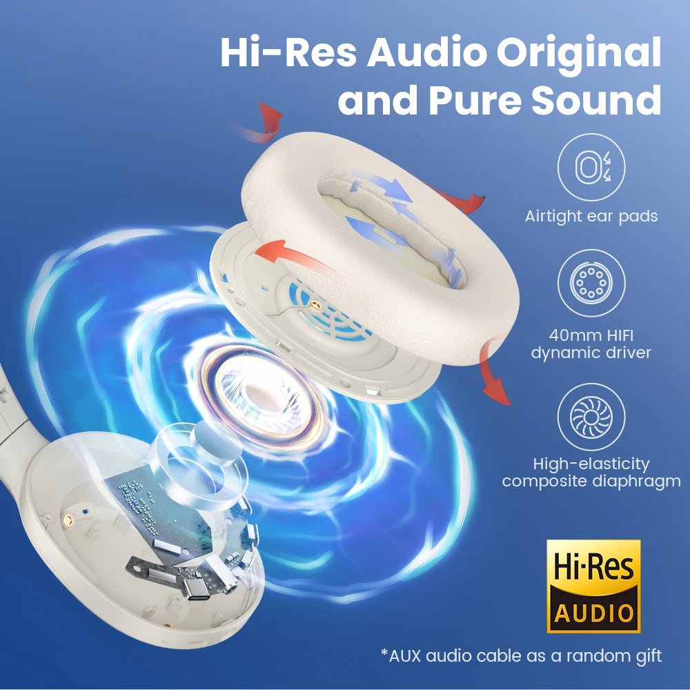 Haylou S35 ANC Wireless Headphones 60H Playtime Over Ear