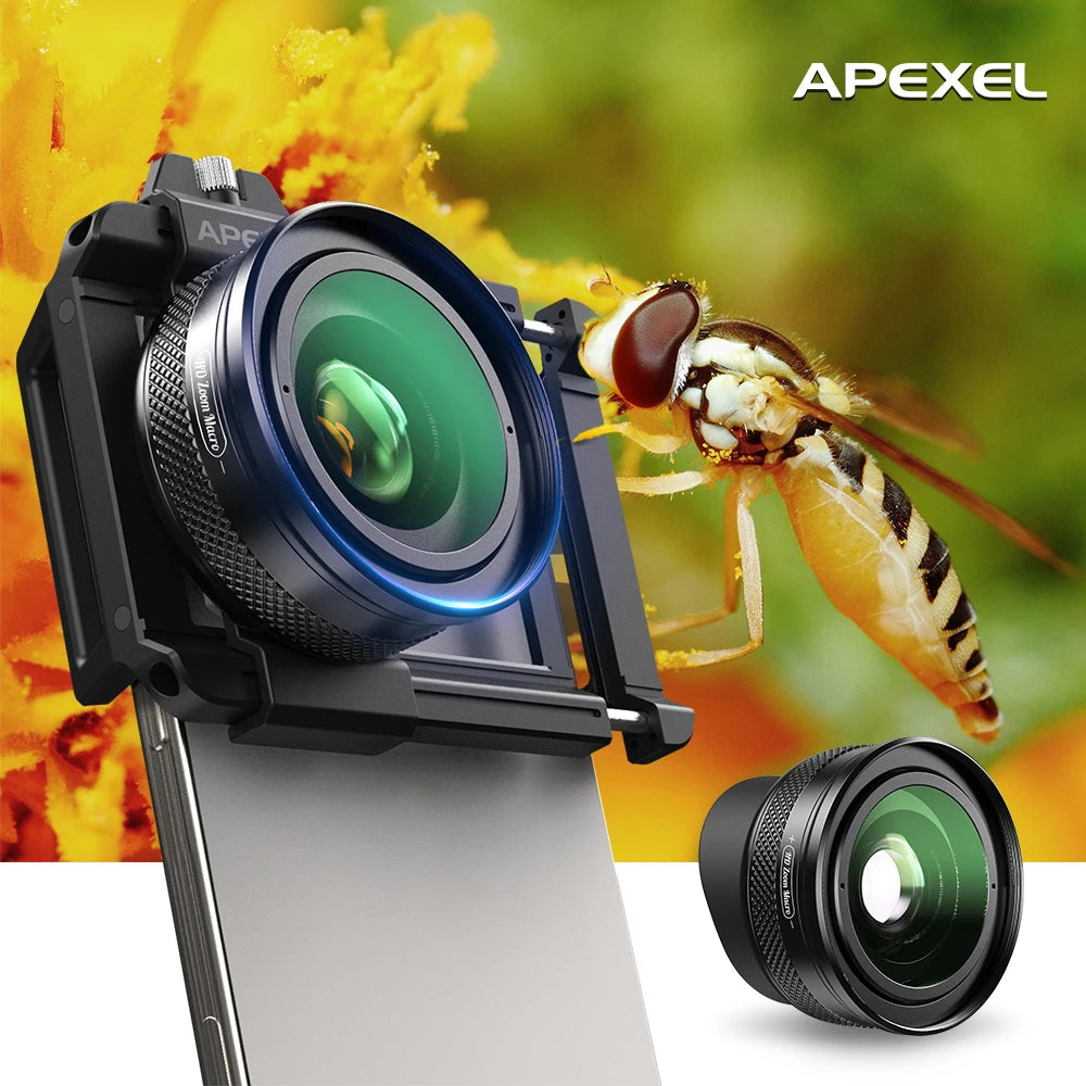 APEXEL 10-20X Zoom Macro Lens For iPhone And Android Smartphones