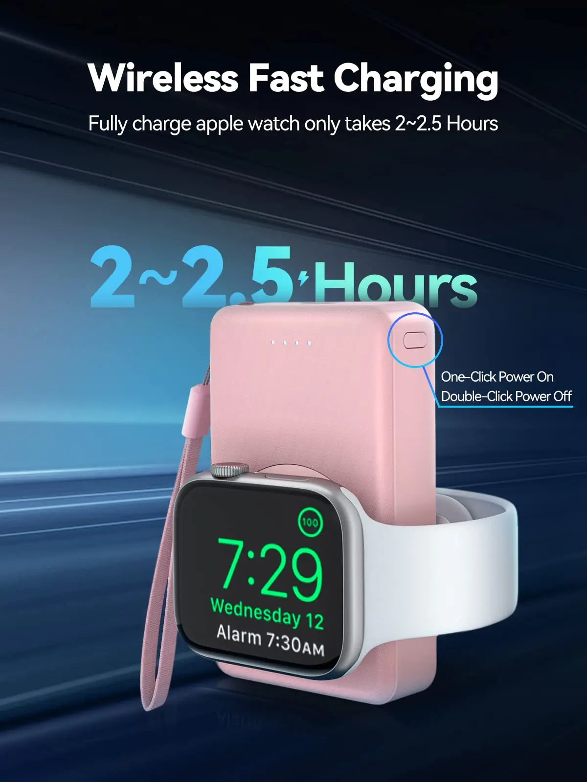 4000mAh Magnetic Wireless Charger For Apple Watch Ultra 2