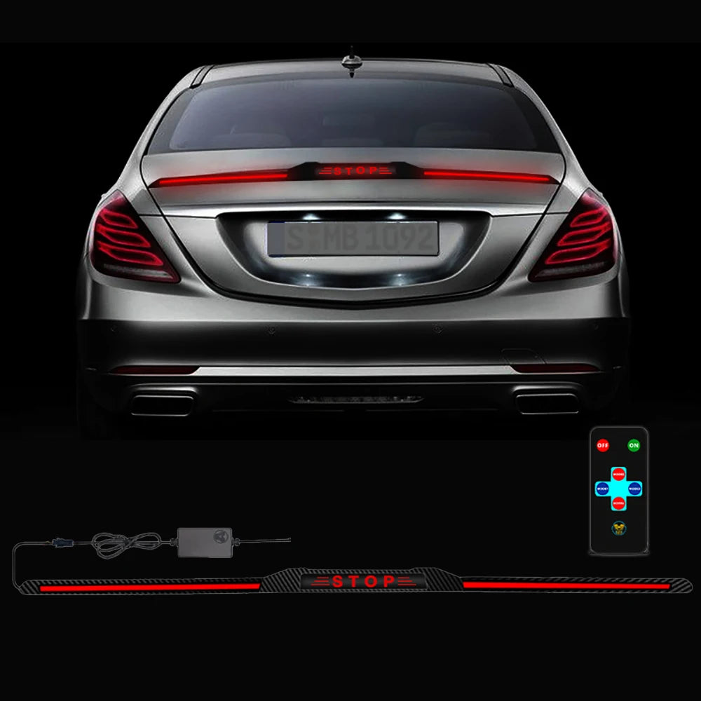 Dynamic Car Spoiler Brake Light Strip 50 Inch Universal