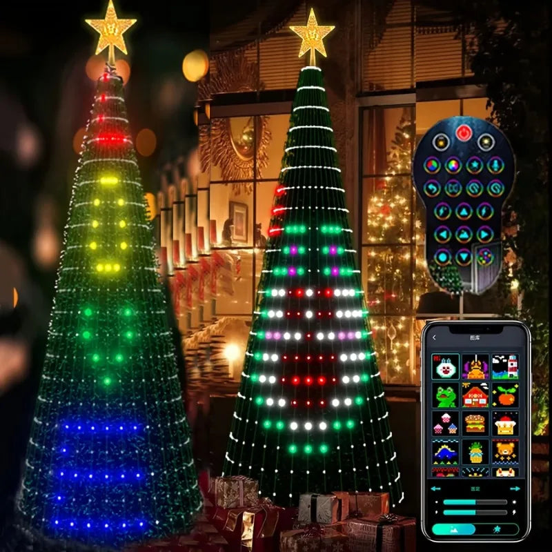 MIMIRGB 400 LED Indoor Christmas Tree Lights With Remote Control