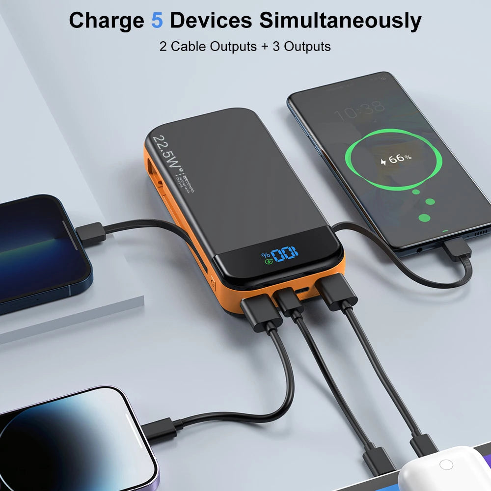 32000mAh Portable Charger QC3 20W PD Fast Charging Display
