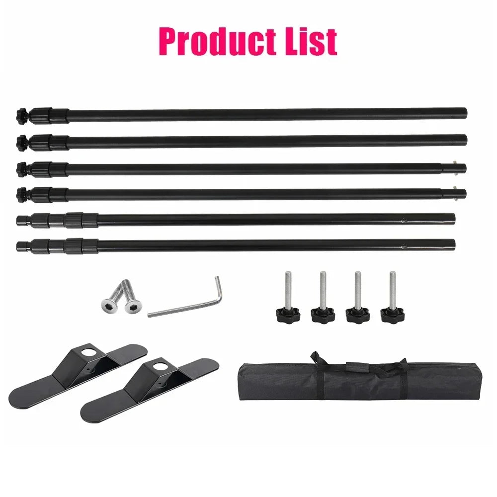 SH Double Crossbar Backdrop Stand Frame For Photography