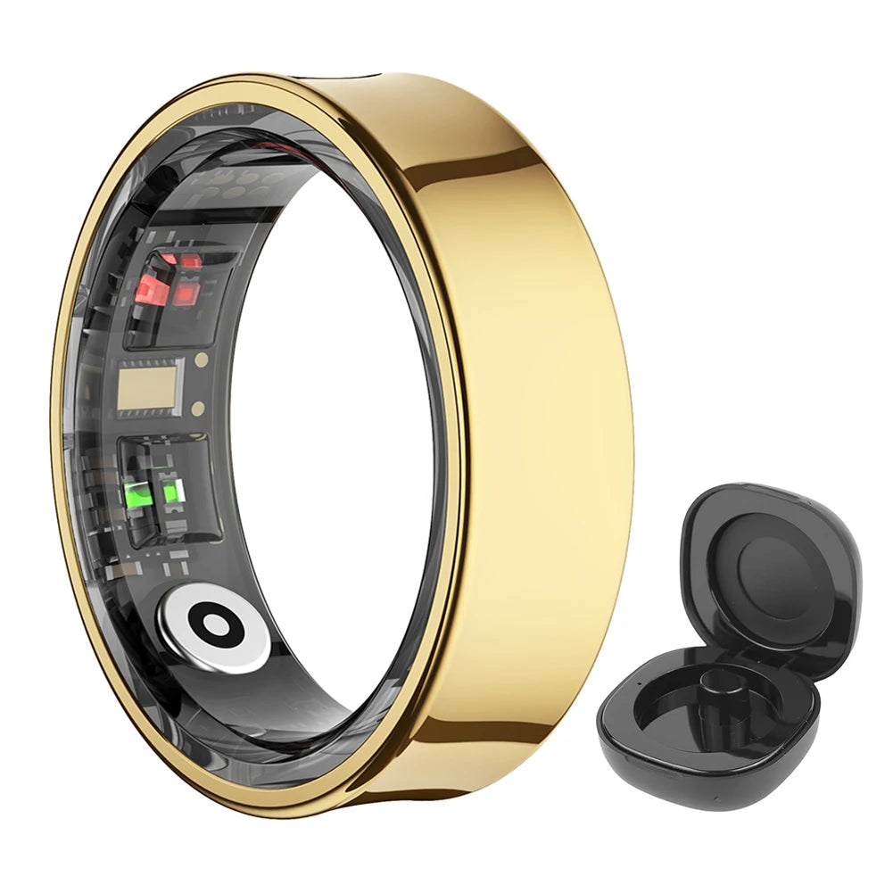 ALLOYSEED R09 Smart Ring Heart Rate Oxygen Sleep Monitor