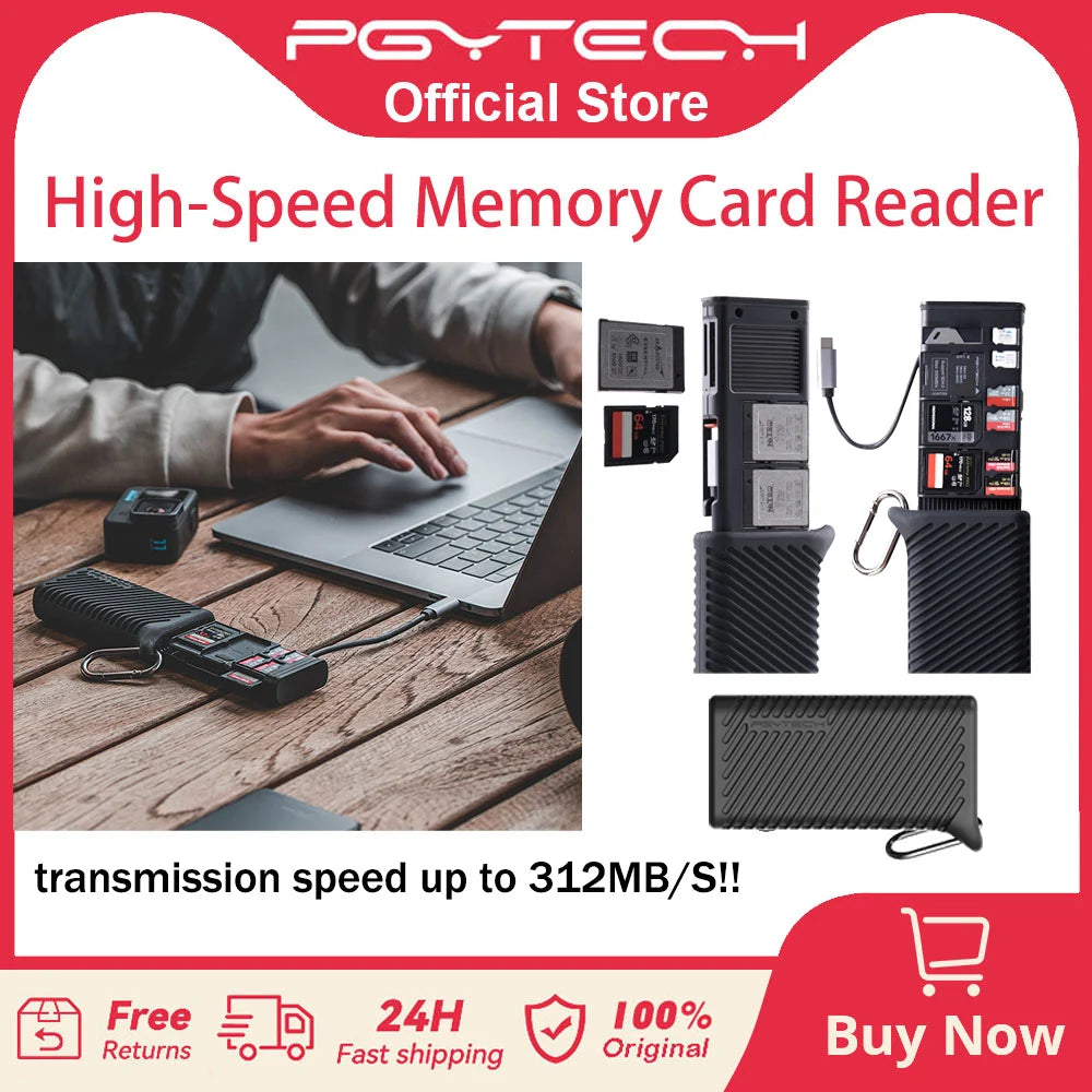 PGYTECH Highspeed CardReader DualSlotUSB 3 1 TypeC