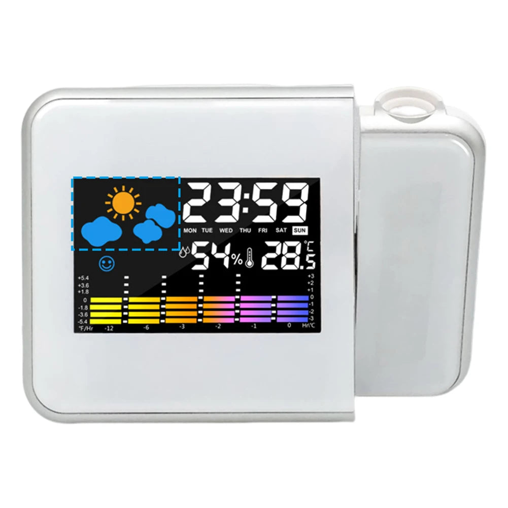 APWIKOGER Smart Alarm Clock With Night Backlight Projector