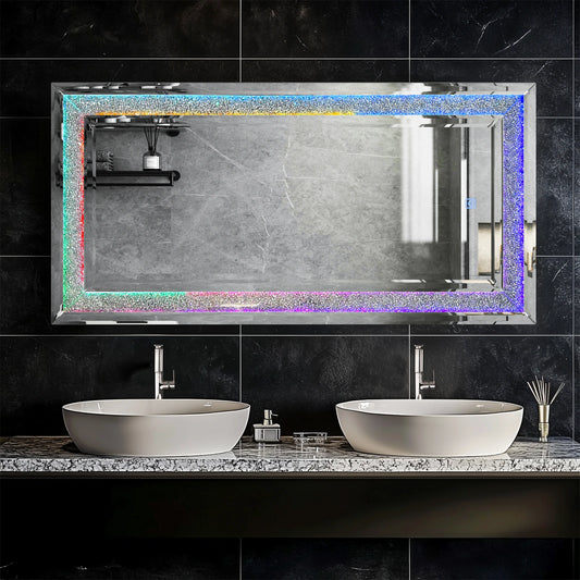Full Length Mirror 120x60 Cm Wall Mounted RGB LED Mirror