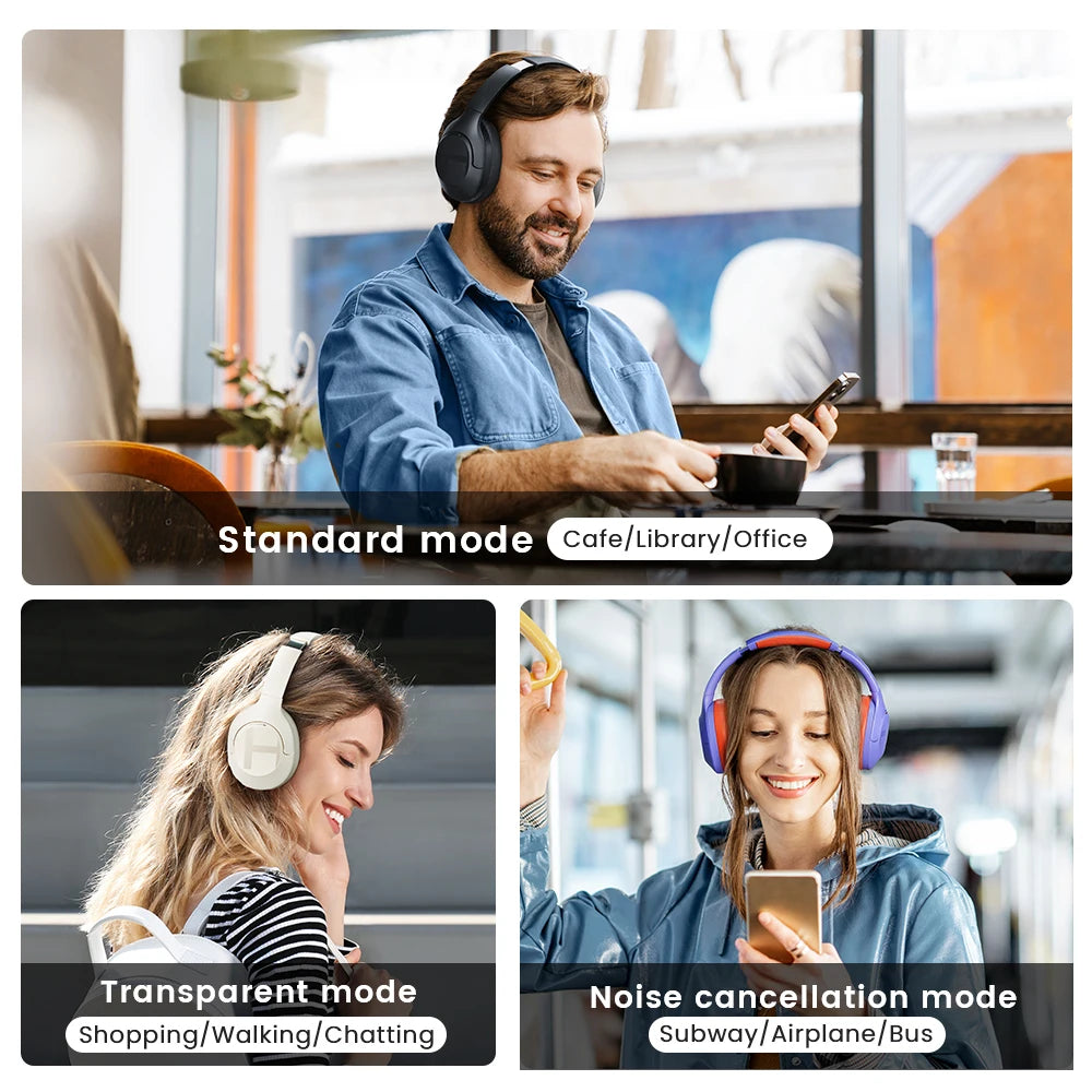 Haylou S35 ANC Wireless Headphones 60H Playtime Over Ear