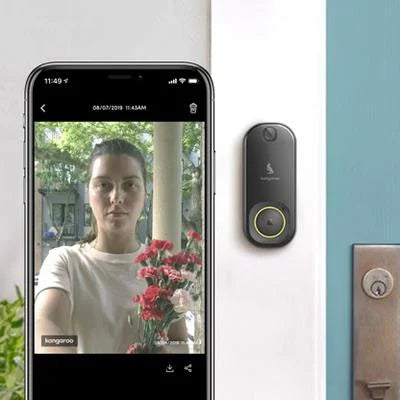 Kangaroo Smart Photo Doorbell With Indoor Chime And Camera