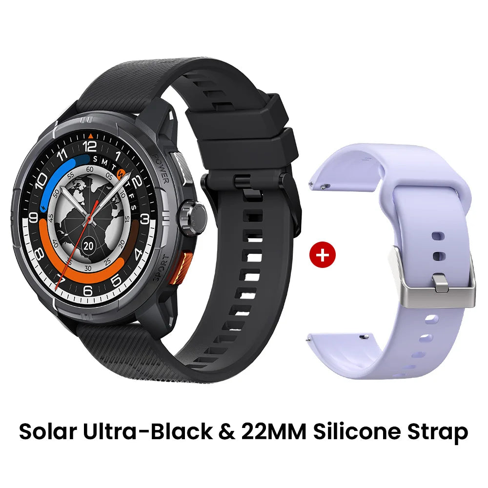 Haylou Solar Ultra GPS Smartwatch 1.6 Inch AMOLED Display
