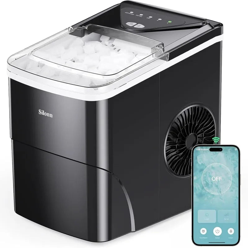 XMSJ Smart Countertop Ice Maker With App Control WiFi