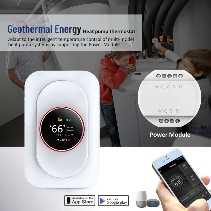 Beca Weekly Programmable Smart Home Thermostat With TFT LCD