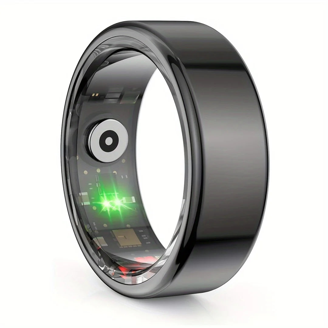 Smart Ring Wireless Step Counter Sports Stainless Steel