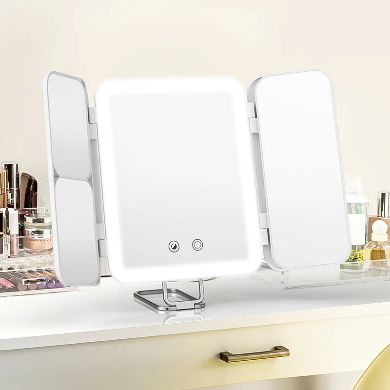 SEJOY Makeup Mirror LED Lights Adjustable Rechargeable For Dorm
