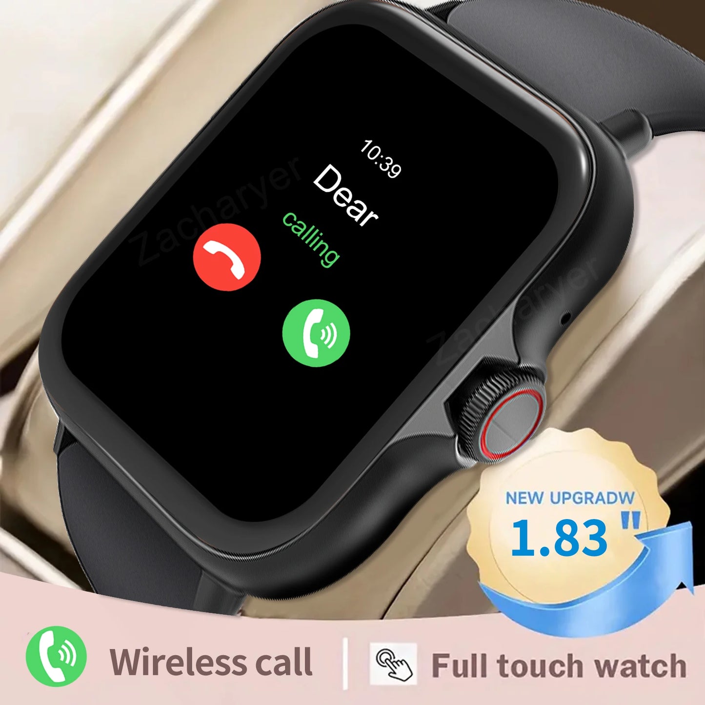 Smartwatch Bluetooth Call Touch Dial Android iPhone Fitness