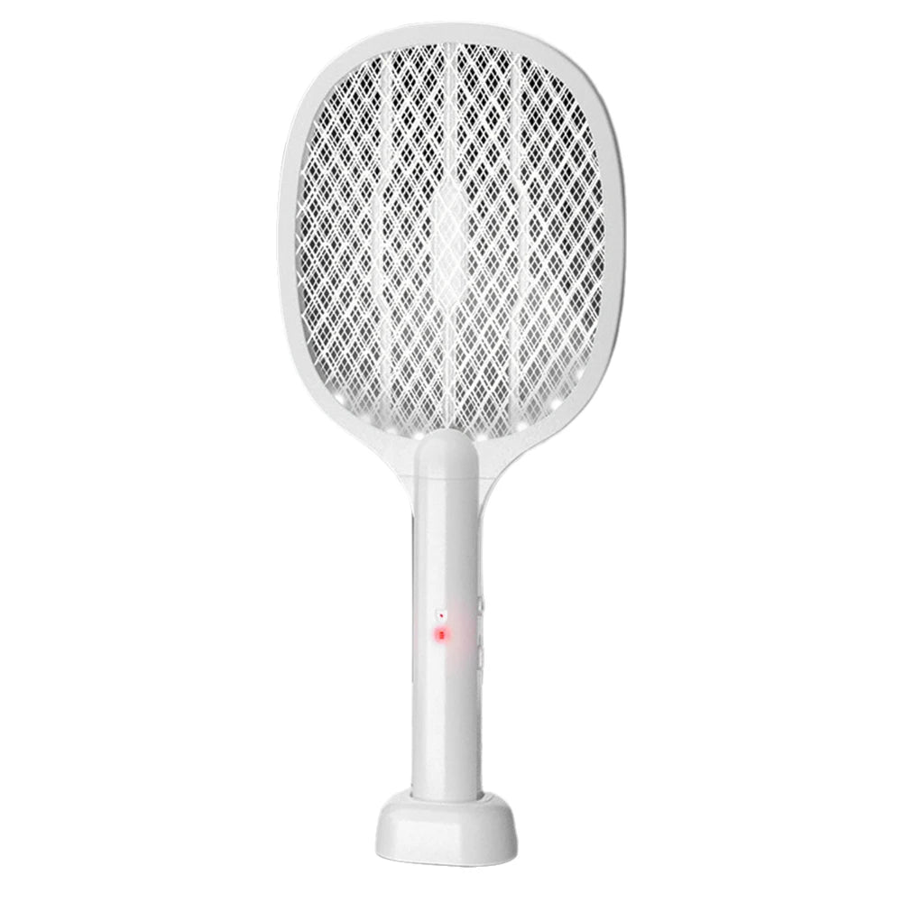 Hignconcerned 2 In 1 Electric Fly Swatter And Mosquito Trap Lamp Rechargeable For Home Office Indoor Outdoor
