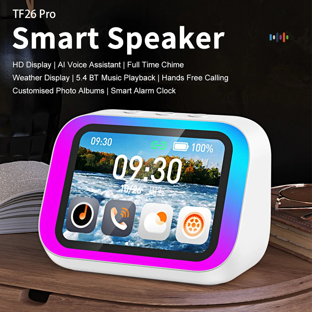 Shunmaii TF26 Pro Smart Speaker With RGB Lights Bluetooth