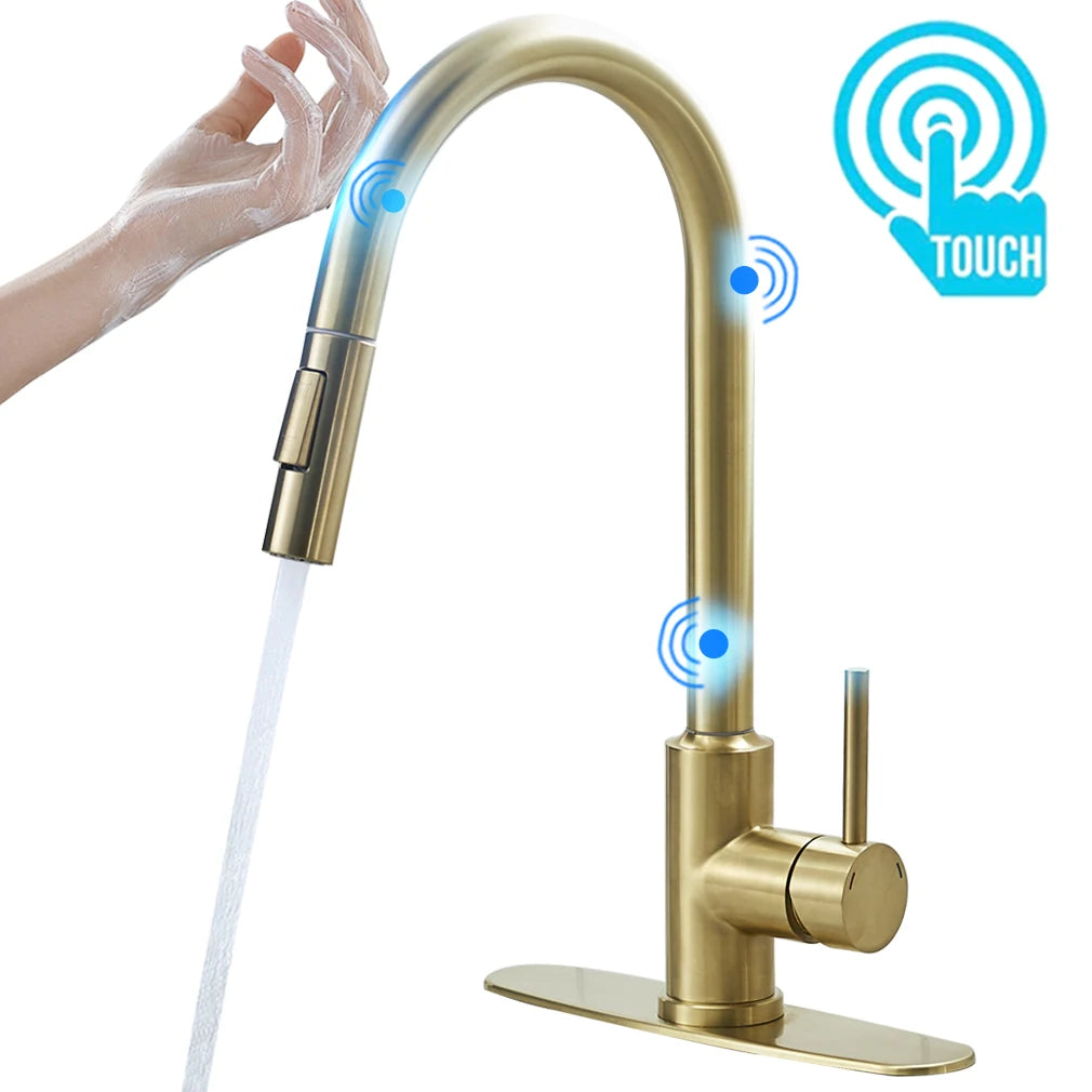 Smart Touch Kitchen Sink Faucet Sensor Water Tap KH1005