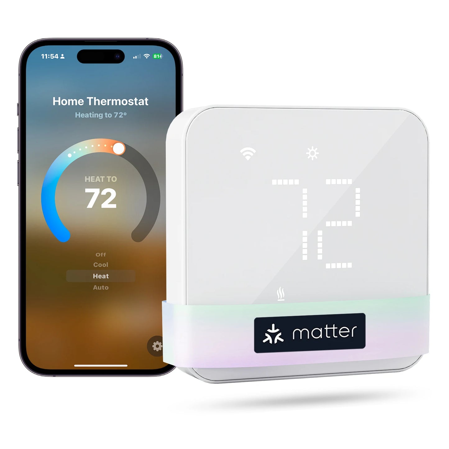 Meross Matter Smart WiFi Thermostat With Alexa And HomeKit