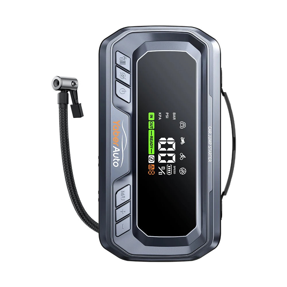 Yaber 4 In 1 Jump Starter PD65W Power Bank Air Compressor