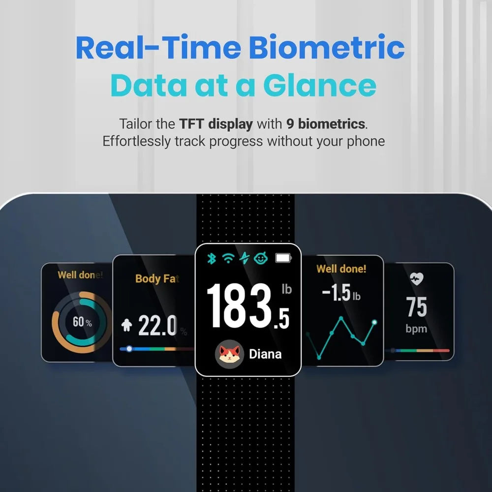 Smart Scale For Body Weight Fat And BMI Muscle Mass Digital