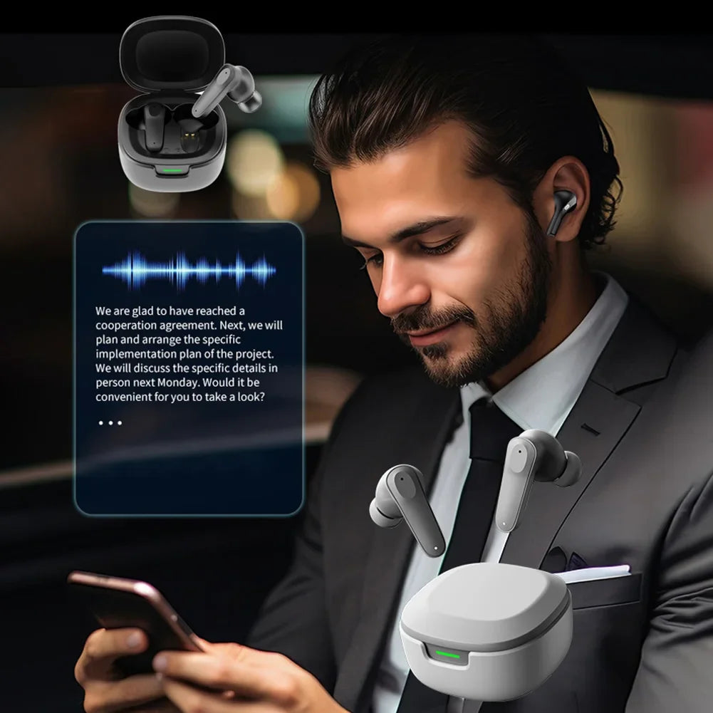 Real Time AI Translator Earbuds Bluetooth Five Waterproof