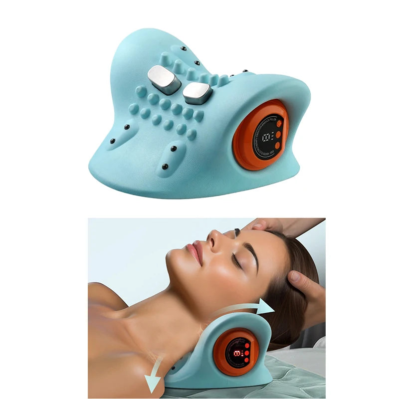 Electric Neck Massager With Finger Pressure And Shoulder Back Massage