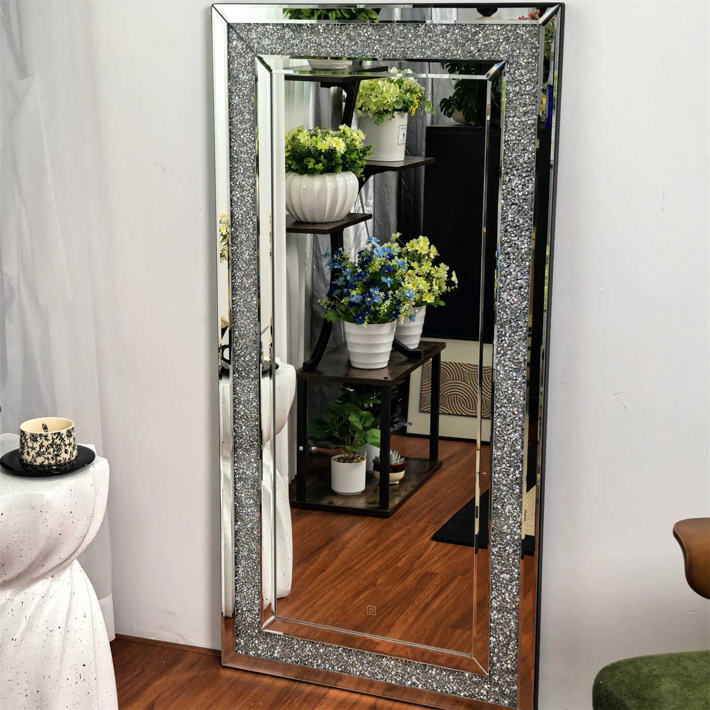 Full Length Mirror 120x60 Cm Wall Mounted RGB LED Mirror