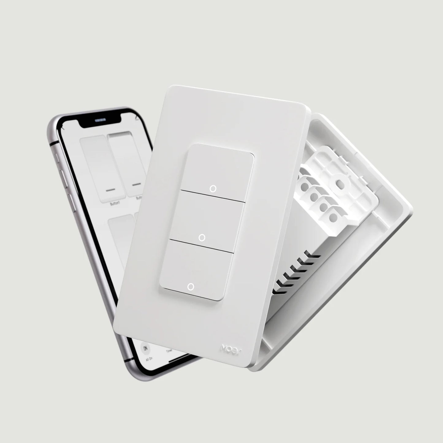 MOES Tuya WiFi Smart Light Switch Single Pole Wall Switch