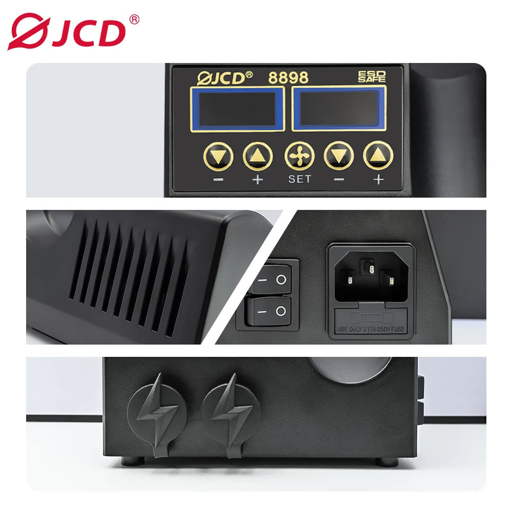 JCD 8898 750W Soldering Station 2 In 1 LCD Display