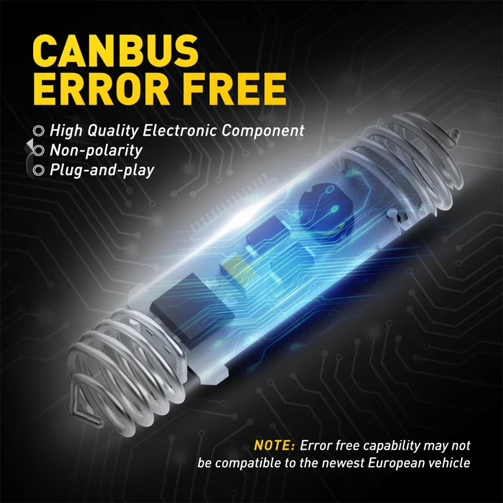 AUXITO C10W C5W LED Festoon Canbus Car License Plate Lamp