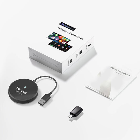 OttoCast TwoInOne Wireless CarPlay Android Auto Adapter